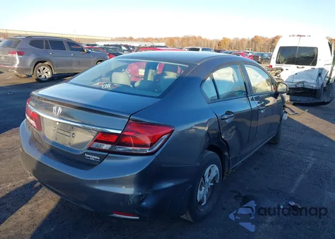 2013 Honda Civic Lx z USA, uszkodzony, nr VIN 19XFB2F52DE003837